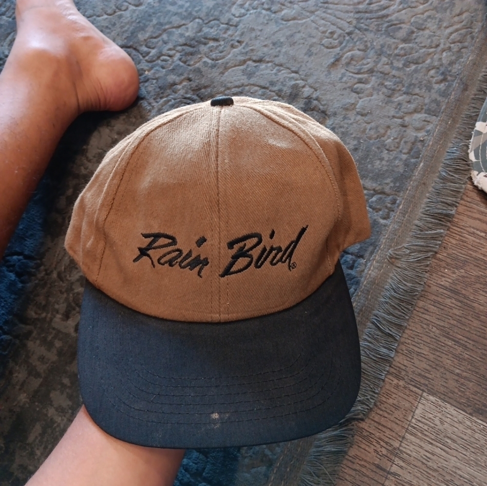 Vintage K-Products Snap Back Rain Bird Adult Hat Cap Embroidered Baseball USA